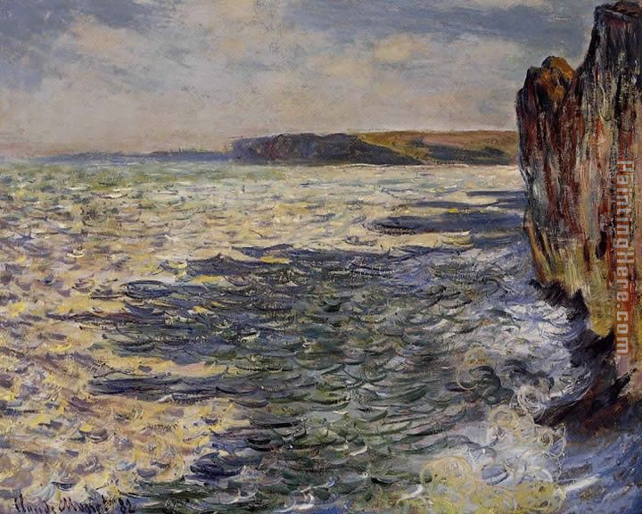 Claude Monet Waves and Rocks at Pourville